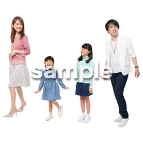 Cutout People　4人ファミリー　GG_277
