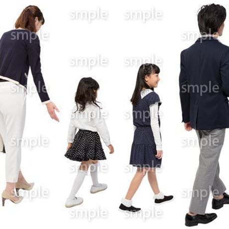 Cutout People　4人ファミリー　GG_209
