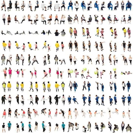 03Cutout People スポーツV1 [ダウンロード版]