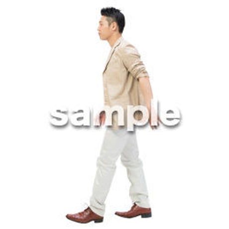Cutout People　日本人カジュアル　BB_198