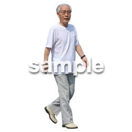 人物切抜き素材　シニアライフ編　R_242