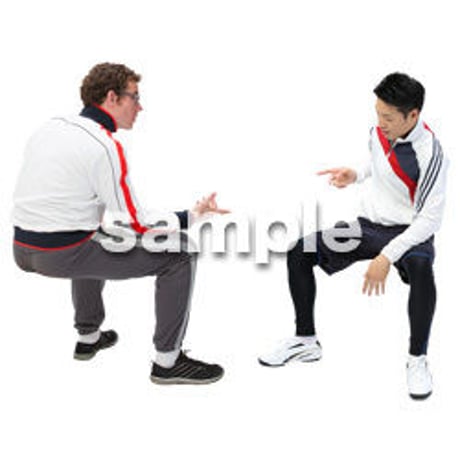 Cutout People　スポーツ　CC_299