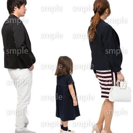 Cutout People　ファミリー　GG_034