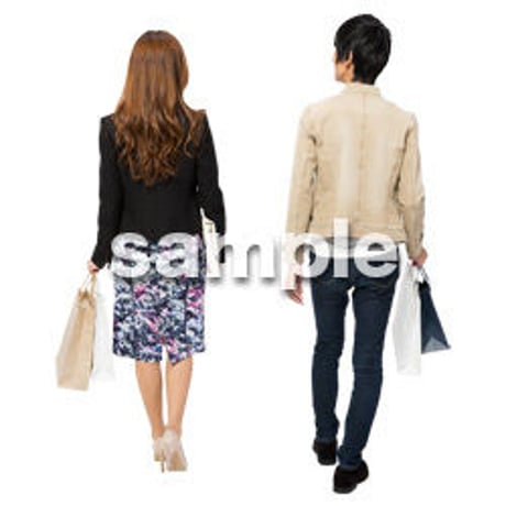 Cutout People　ショッピング　JJ_005