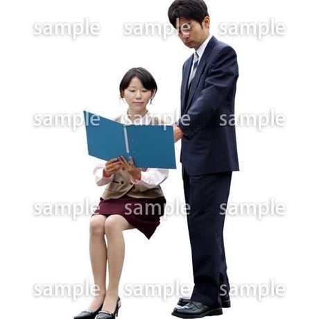 人物切抜き素材　男性女性編　A_055