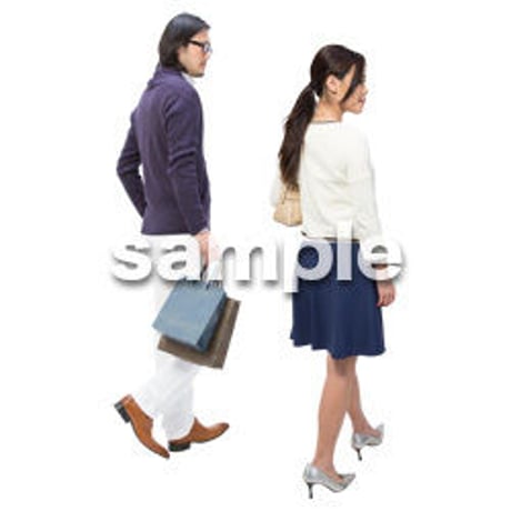Cutout People　ショッピング　JJ_049