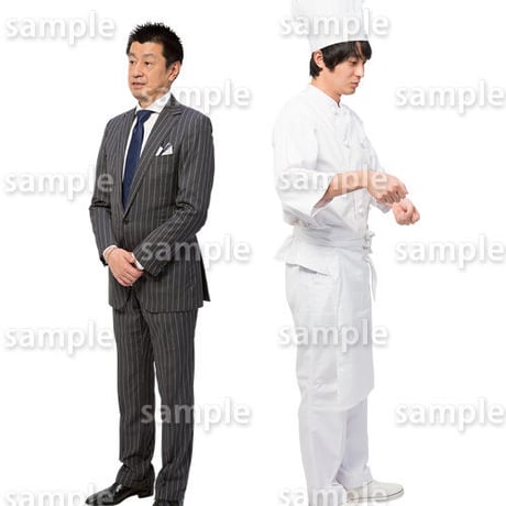 人物切抜きセット☆ハイクラス　スタッフ　1_set130