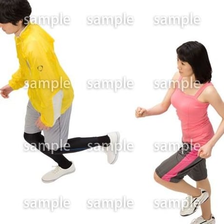 Cutout People　スポーツ 鳥瞰　CC_332
