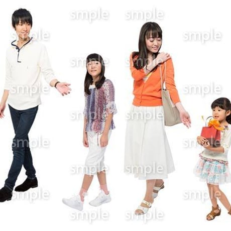 Cutout People　4人ファミリー　GG_237