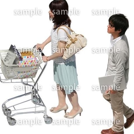 Cutout People　鳥瞰　人物　FF_163