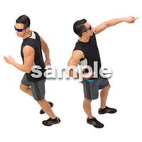 Cutout People　スポーツ 鳥瞰　CC_338