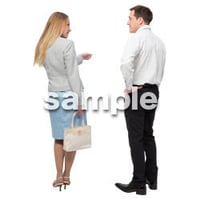 Cutout People　外国人ペア　JJ_469