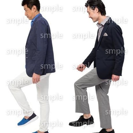 Cutout People　階段を上る動作　JJ_443