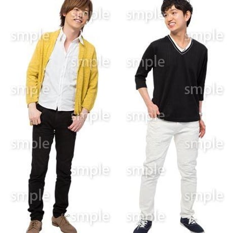 Cutout People　男性ペア　JJ_386