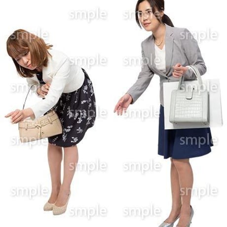 Cutout People　女性ペア　JJ_287