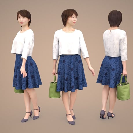 3D人物素材  [Posed]  021_Haru