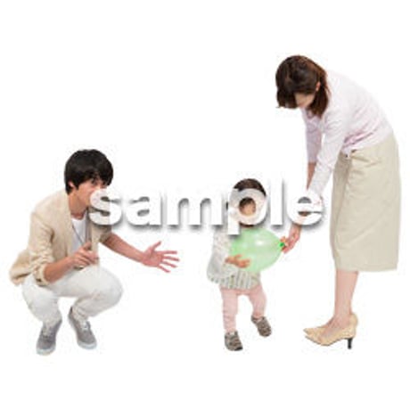 Cutout People　ファミリー　GG_176