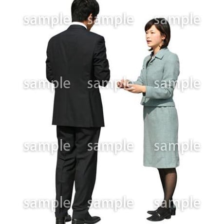 人物切抜き素材　オフィス・フォーマル編　G_032