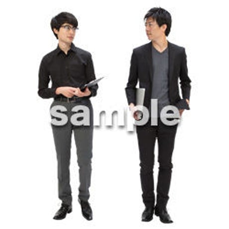 Cutout People　ビジネス-日本人　EE_136