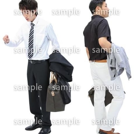 Cutout People　ビジネス-日本人　EE_042