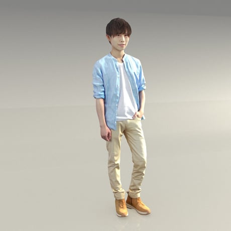 3D人物素材 [ お試し版 ] 033_M_Toru