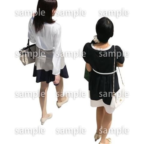 Cutout People　鳥瞰　人物　FF_129