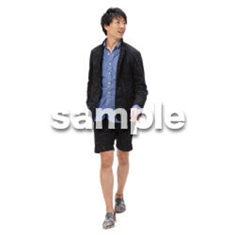 Cutout People　日本人カジュアル　BB_206