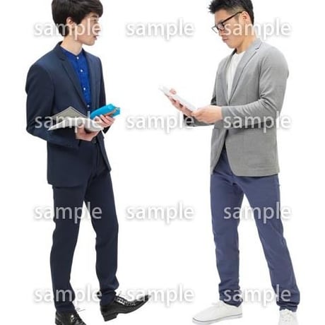 Cutout People　ビジネス-日本人　EE_142