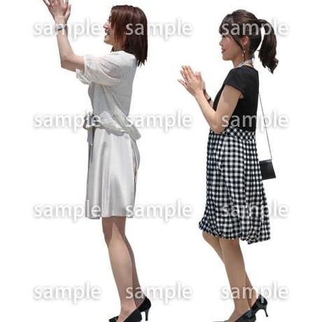 Cutout People　パーティー　DD_158