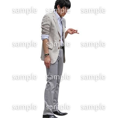 人物切抜き素材　ベーシックファッション編　P_312