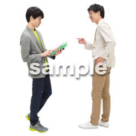 Cutout People　ビジネス-日本人　EE_158
