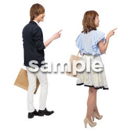 Cutout People　ショッピング　JJ_009