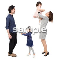 Cutout People　4人ファミリー　GG_443