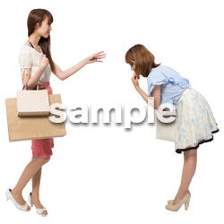 Cutout People　女性ペア　JJ_293