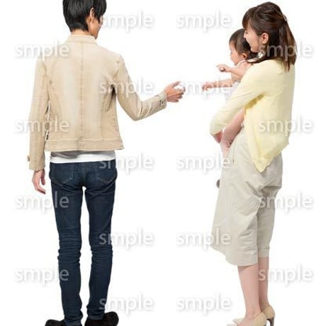 Cutout People　ファミリー　GG_120