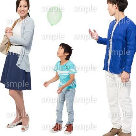 Cutout People　ファミリー　GG_082