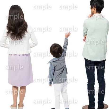 Cutout People　ファミリー　II_185