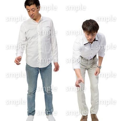 Cutout People　男性ペア　JJ_426