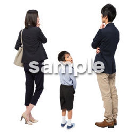 Cutout People　ファミリー　GG_039