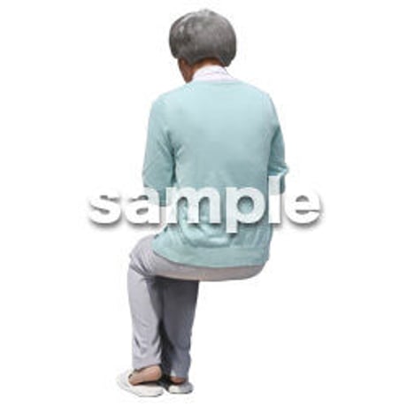 人物切抜き素材　シニアライフ編　R_365