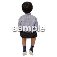 Cutout People　座る　男の子　LL_540