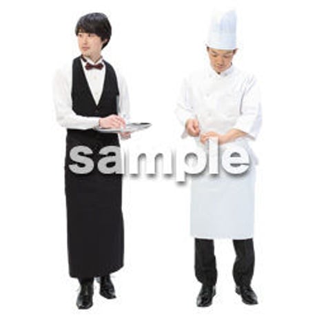 Cutout People　パーティースタッフ　DD_181