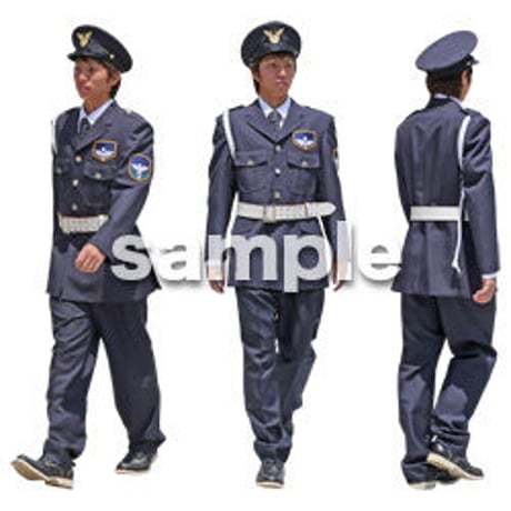 人物切抜き素材　ショップスタッフ　T_547