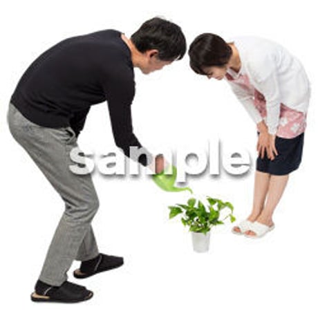 Cutout People　ガーデニング　II_160