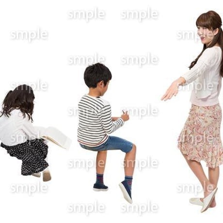 Cutout People　ファミリー　II_289