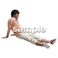 人物切抜き素材　レジャー・ショッピング編　L_497