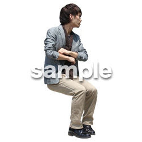 人物切抜き素材　アーバン・ショッピング編　M_480