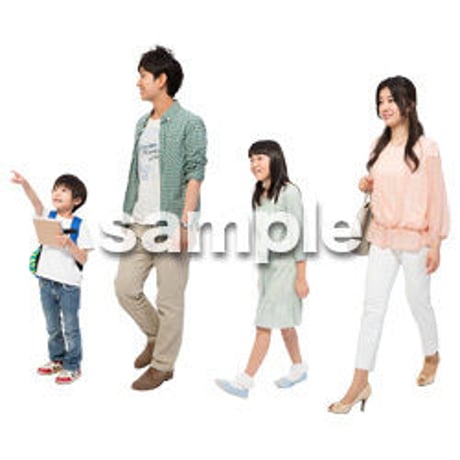 Cutout People　4人ファミリー　GG_272