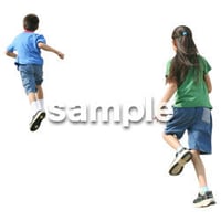 人物切抜き素材　リビング・散歩編　I_393