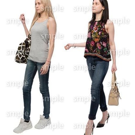 Cutout People　外国人ペア　JJ_487